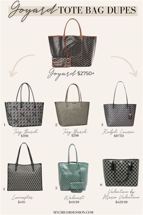 The Best Goyard Tote Bag Dupes That Won’t Break the Bank.